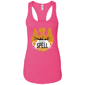 I Put A Spell On You  Racerback Tank Top - [evil-amy-s-terror-shop]
