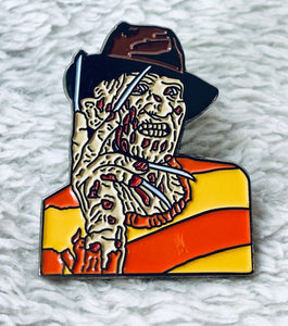 Nightmare On Elm Street Freddy Kreuger Enamel Pin - [evil-amy-s-terror-shop]