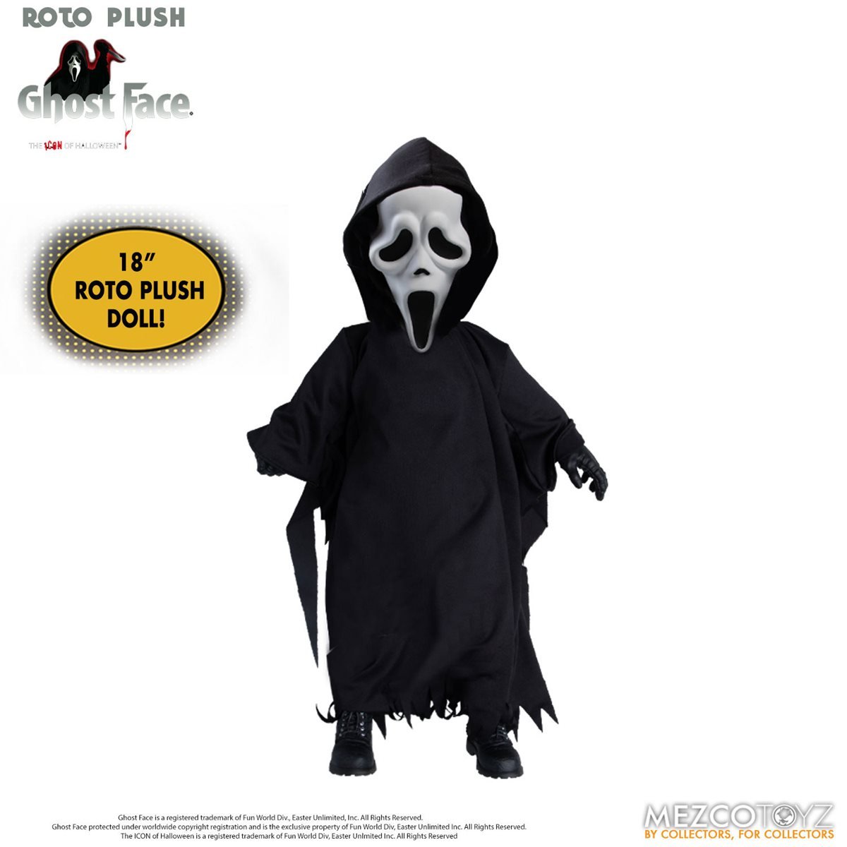 Scream Ghostface 18-Inch Roto Plush – Evil Amy's Terror Shop