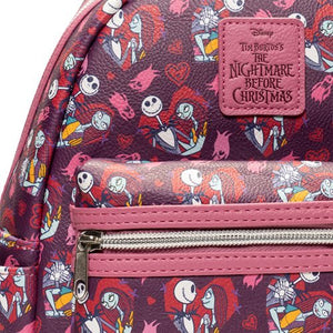 The Nightmare Before Christmas Jack and Sally Hearts Mini-Backpack