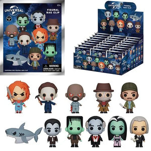 Universal Horror Series 3 3D Foam Bag Clip Blind Box