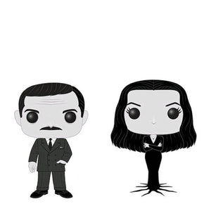 Addams Family Morticia and Gomez Black-and-White Pop! Vinyl Figure 2-Pack - [evil-amy-s-terror-shop]