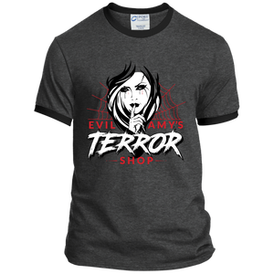 Evil Amy's Terror Shop Ringer Tee - [evil-amy-s-terror-shop]