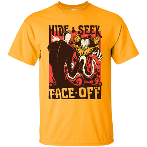 Hide & Seek Face Off T-Shirt - [evil-amy-s-terror-shop]