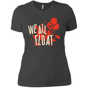 We All Float Ladies Boyfriend T-Shirt - [evil-amy-s-terror-shop]