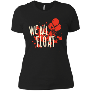 We All Float Ladies Boyfriend T-Shirt - [evil-amy-s-terror-shop]