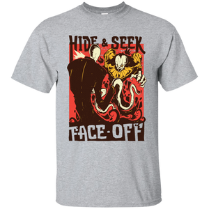 Hide & Seek Face Off T-Shirt - [evil-amy-s-terror-shop]