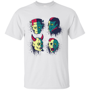 Monster Faces Youth T-Shirt - [evil-amy-s-terror-shop]