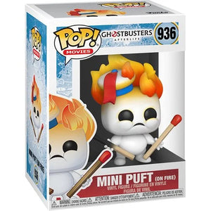 Ghostbusters 3: After Life Mini Puft on Fire Pop! Vinyl Figure