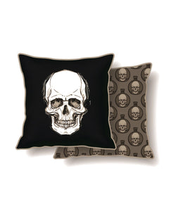 Halloween Skull Pillow Cover - 18x18