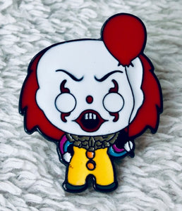 IT Pennywise With Balloon Enamel Pin - [evil-amy-s-terror-shop]