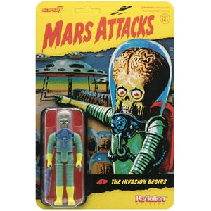 Mars Attacks! Alien 1 with Gun 3 3/4-Inch ReAction Figure