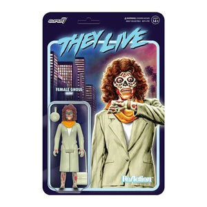 They Live Female Ghoul (Glow) 3 3/4-Inch ReAction Figure
