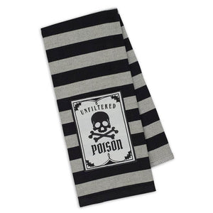 Poison Skull Tea Towel - [evil-amy-s-terror-shop]