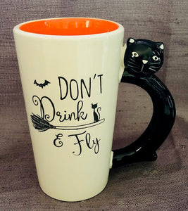Don't Drink & Fly Mug - [evil-amy-s-terror-shop]