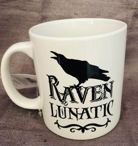Raven Lunatic Mug - [evil-amy-s-terror-shop]
